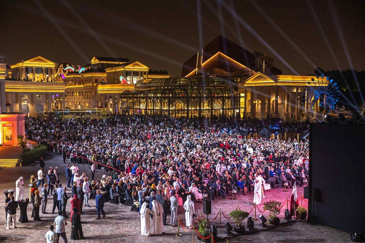 من احتفالية السفارة المصرية في قطر بالمتحف الكبير 