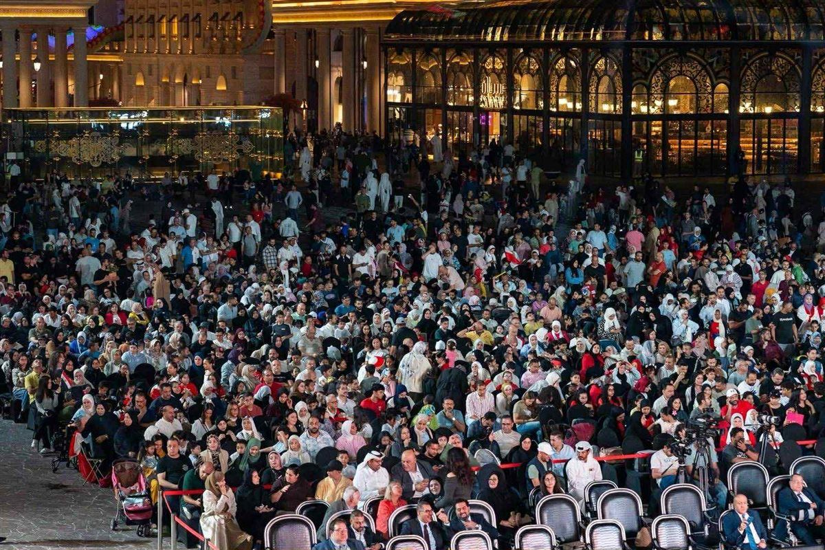 من احتفالية السفارة المصرية في قطر بالمتحف الكبير