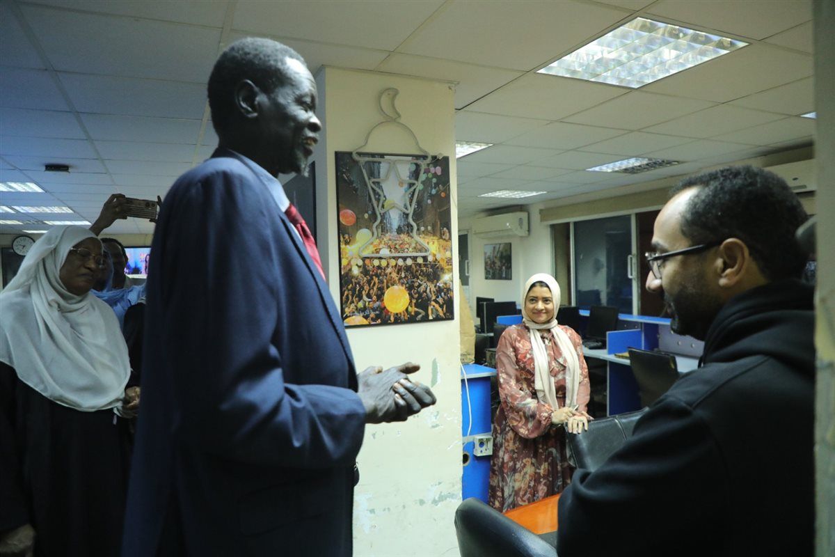 زيارة قيادات دارفور وتدشين منصة  هنا السودان 