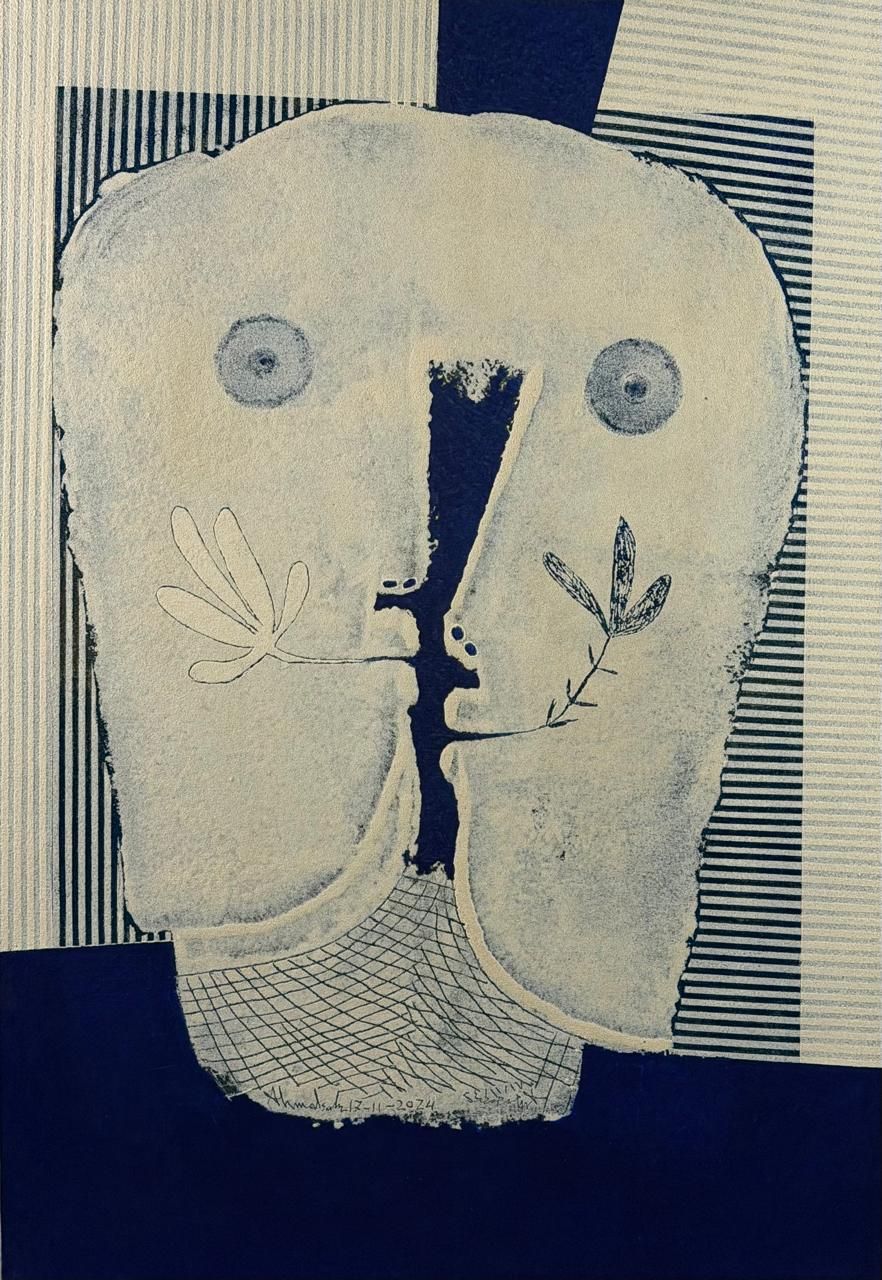 جانب من لوحات أحمد رجب صقر