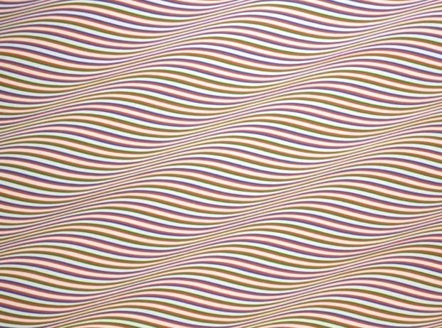 لوحة الفنانة بريدجيت رايلى