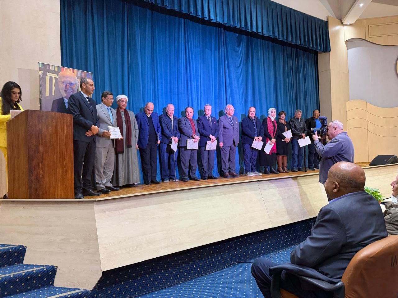 جانب من احتفال الجمعية المصرية للمأثورات الشعبية