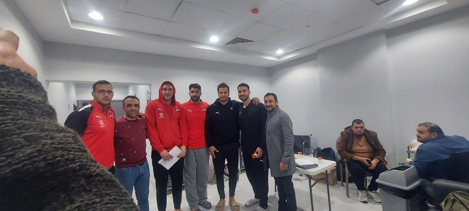 لاعبو منتخب اليد