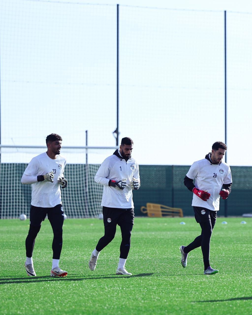 مصطفى شوبير وأحمد الشناوى ومحمد صبحى مصطفى شوبير وأحمد الشناوى ومحمد صبحى