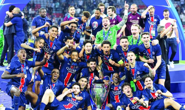 باريس سان جيرمان بطل أوروبا