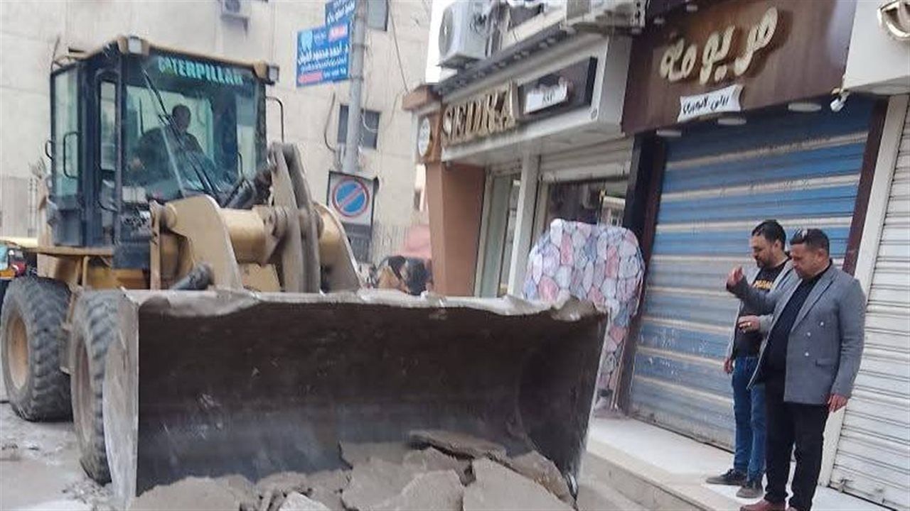 ضمن الخطة الاستثمارية.. انطلاق أعمال تطوير ورفع كفاءة شارع "المنتزه" بالدلنجات