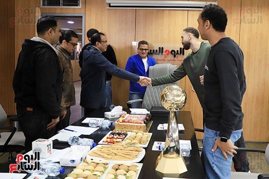 تكريم منتخب كرة اليد فى اليوم السابع