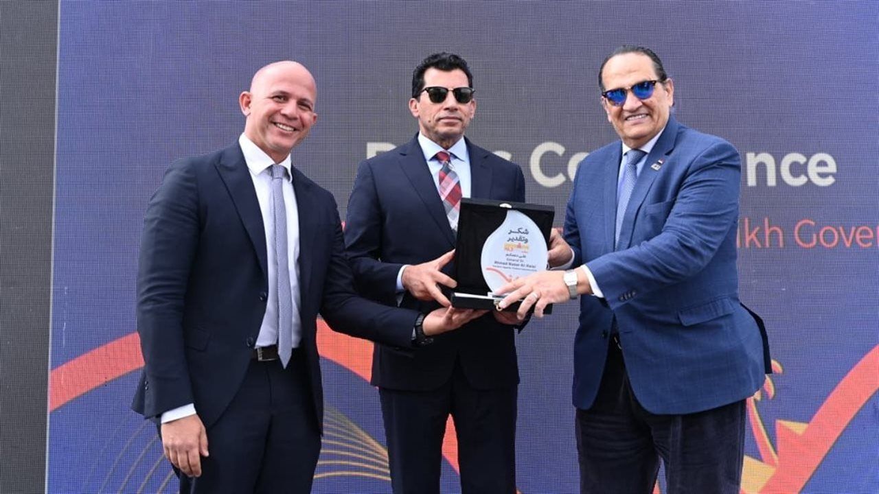 وزير الرياضة يشهد المؤتمر الصحفي لسباق IRONMAN 70.3