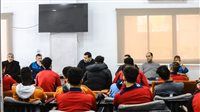 رئيس المنصورة يؤكد على ثقة المجلس في اللاعبين ويطالب بإهداء الفوز على القناة للمدير الفني