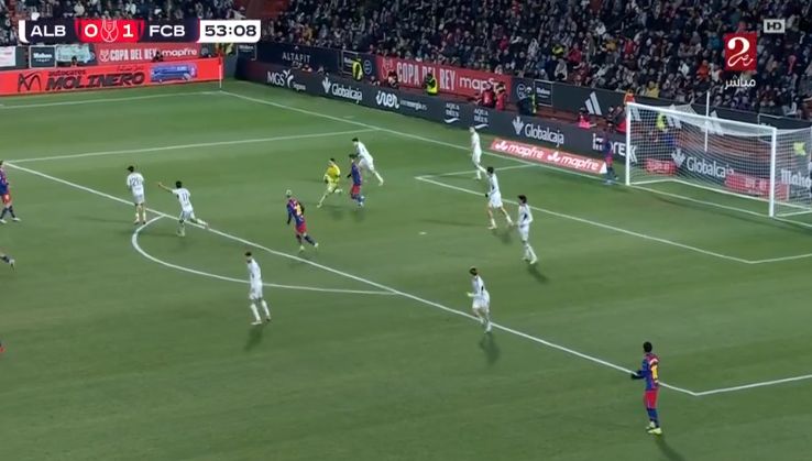 ألباسيتي ضد برشلونة.. ملخص اهداف ونتيجة مباراة برشلونة والباسيتي في ربع نهائي كاس ملك اسبانيا بعد مرور 50 دقيقة