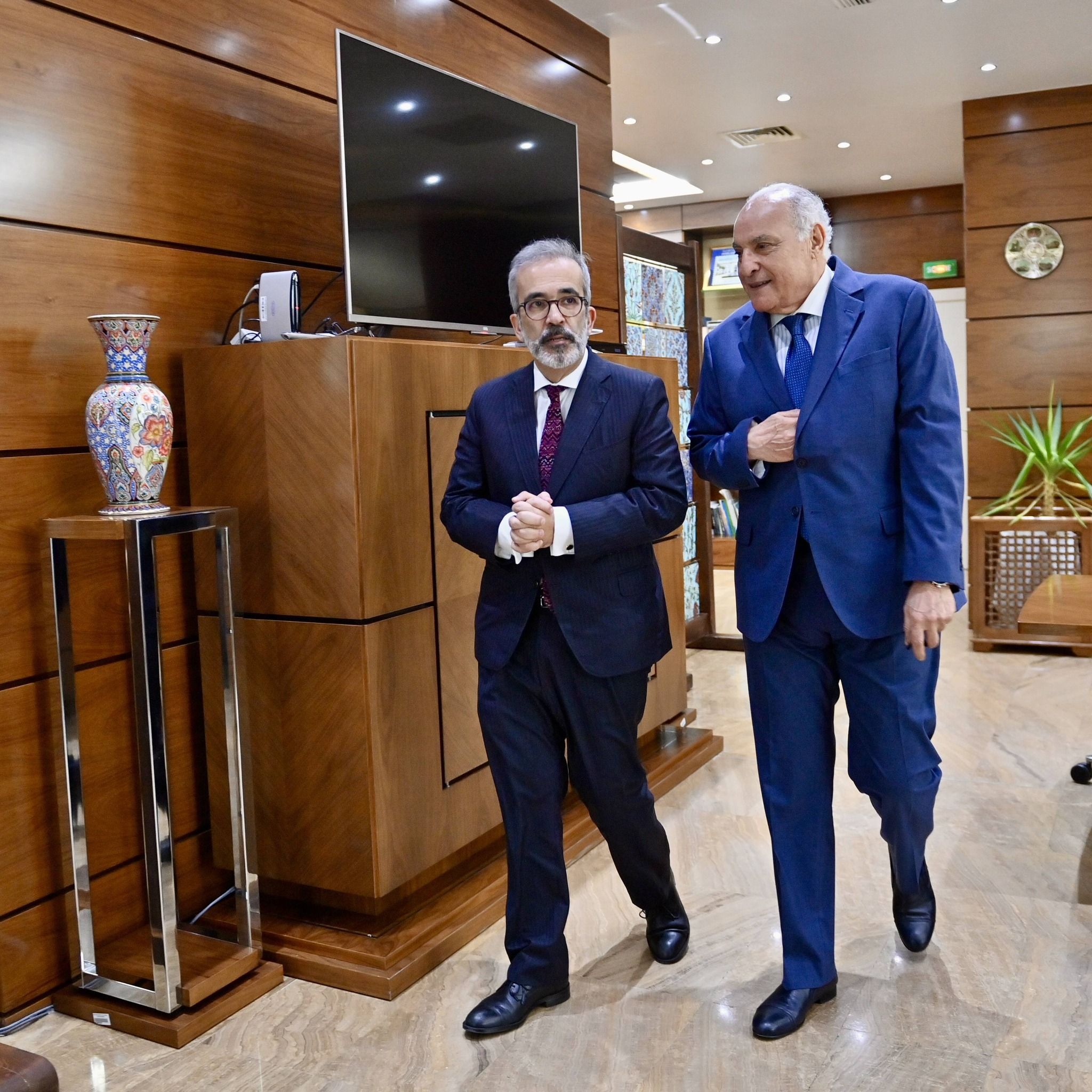 عطاف يستقبل نظيره البرتغالي