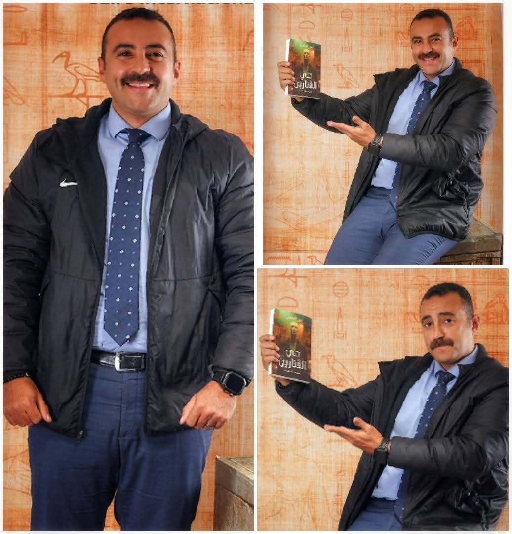 الروائى أيمن العايدى فى معرض الكتاب 2026