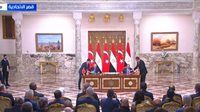 السيسي: نعتز كثيرا بالعلاقات مع تركيا ومصر هو الشريك التجاري الاول لتركيا