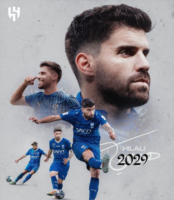 الهلال السعودي يعلن تمديد عقد روبن نيفيز حتى 2029