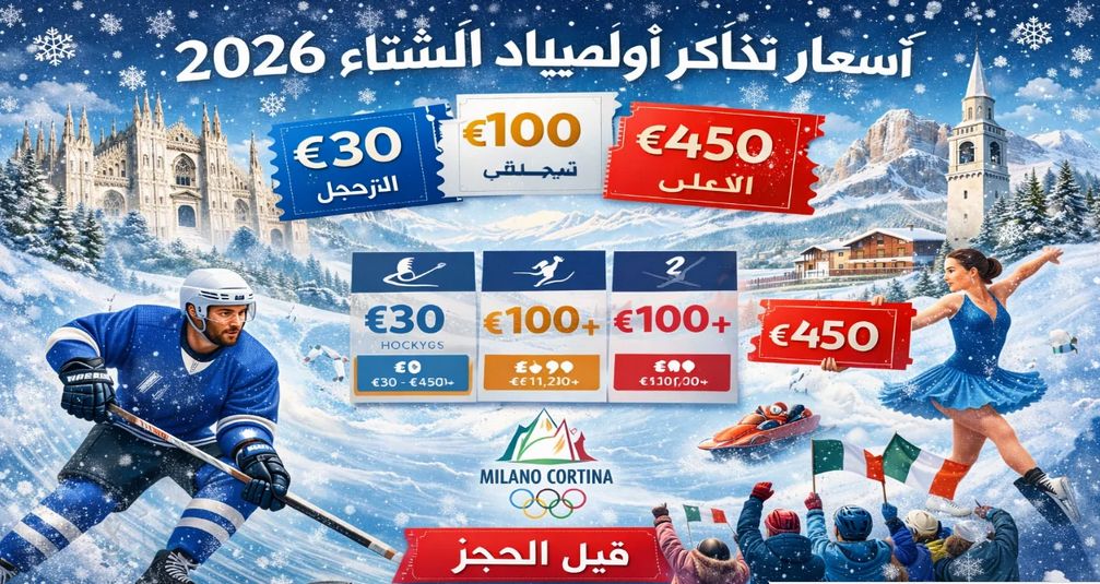 الألعاب الأولمبية الشتوية 2026.. إقبال عالمي على تذاكر أولمبياد ميلانو – كورتينا 2026 قبل انطلاق المنافسات