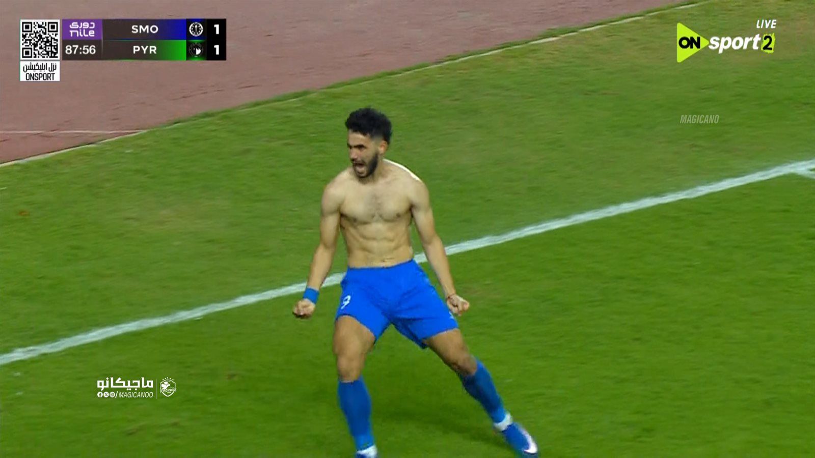 سموحة ضد الأهرام.. حسام أشرف يقود سموحة لفوز قاتل على بيراميدز في بطولة الدوري