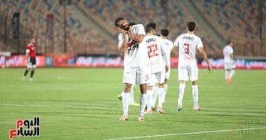 عدى الدباغ يسجل الخامس للزمالك بمرمى كهرباء الإسماعيلية (5-2)