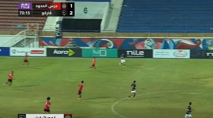 حرس الحدود ضد فاركو.. ملخص اهداف ونتيجة مباراة حرس الحدود وفاركو في الدوري المصري الممتاز بعد مرور 80 دقيقة
