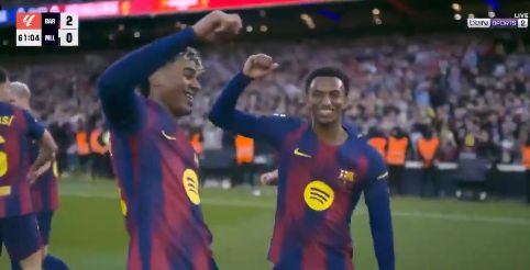 برشلونة ضد مايوركا.. لامين يامال يسجل الهدف الثاني لـ برشلونة في مرمى ريال مايوركا بالدوري الإسباني