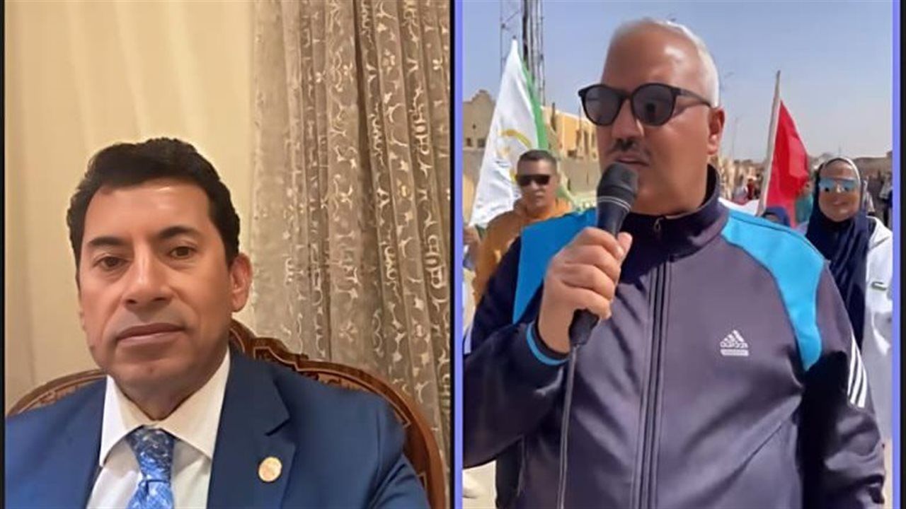 وزير الرياضة يطلق ماراثون المشي بالواحات البحرية ضمن ختام "إجازة × مركز شباب"