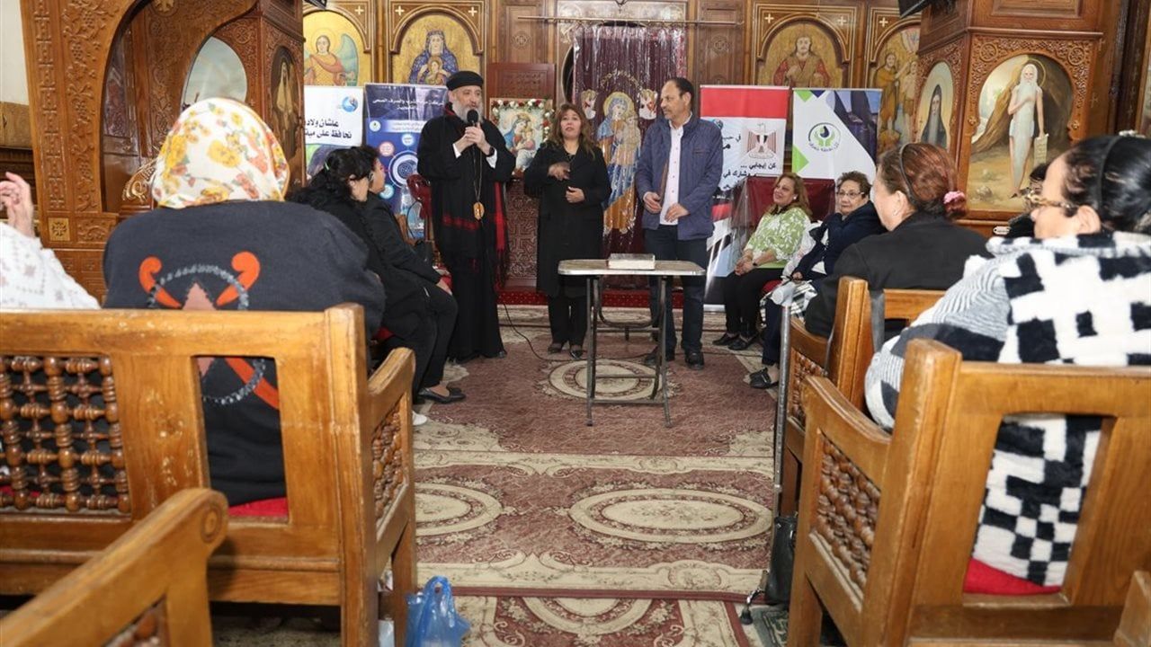 كنيسة العذراء ببنها تنظم ندوة لترشيد استهلاك المياه والاستخدام الأمثل لشبكات الصرف