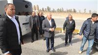 وزير الصناعة والنقل يتفقد مواقع العمل بمشروع تطوير ورفع كفاءة الطريق الدائري الإقليمي