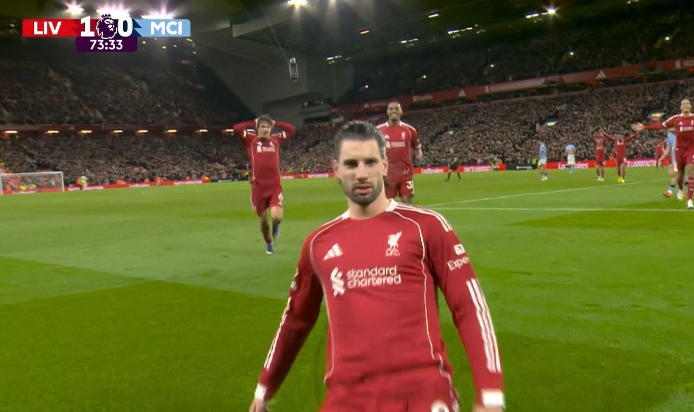 ليفربول.. سوبوسلاي يسجل هدفًا صاروخيًا لـ ليفربول أمام مان سيتي في الدوري الإنجليزي