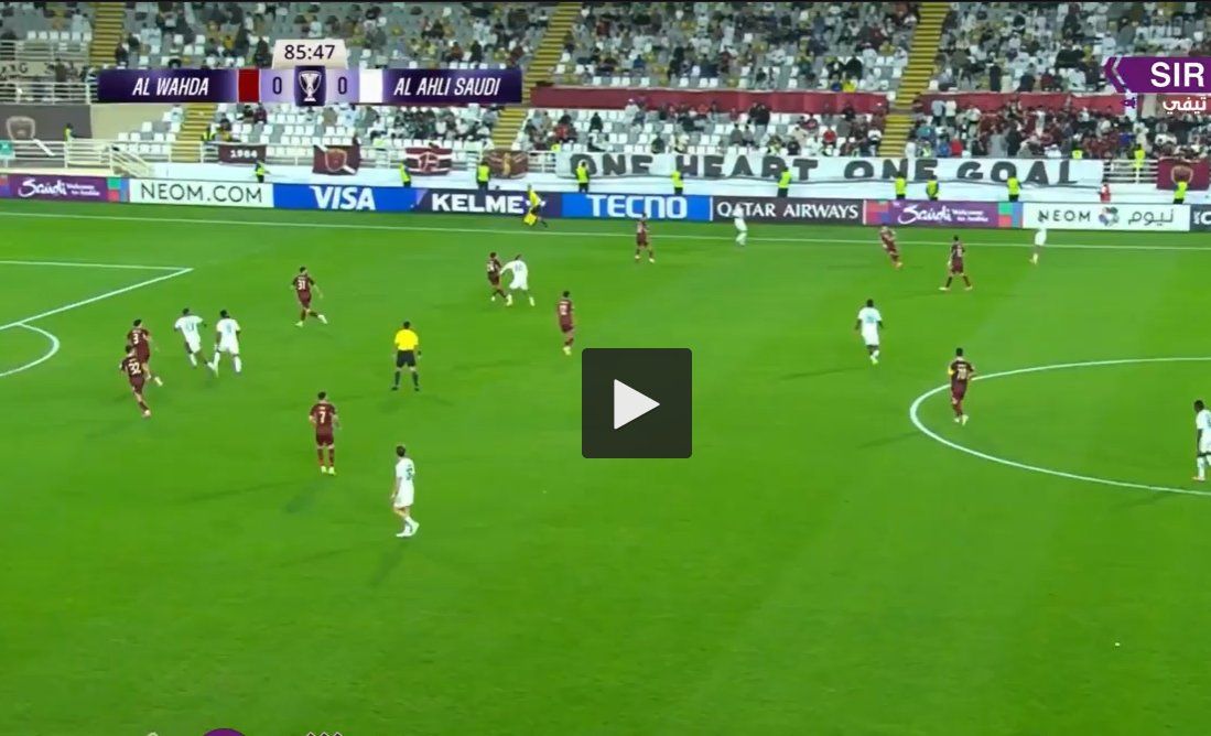 الوحدة ضد الأهلي.. ملخص اهداف ونتيجة مباراة الأهلي والوحدة في دوري آبطال آسيا