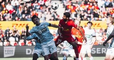 إبراهيم عادل ينافس على أفضل هدف بالدوري الدنماركى.. فيديو