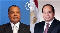الرئيس السيسي يبحث مع رئيس جمهورية الكونغو عددًا من القضايا على الساحتين الإقليمية والدولية