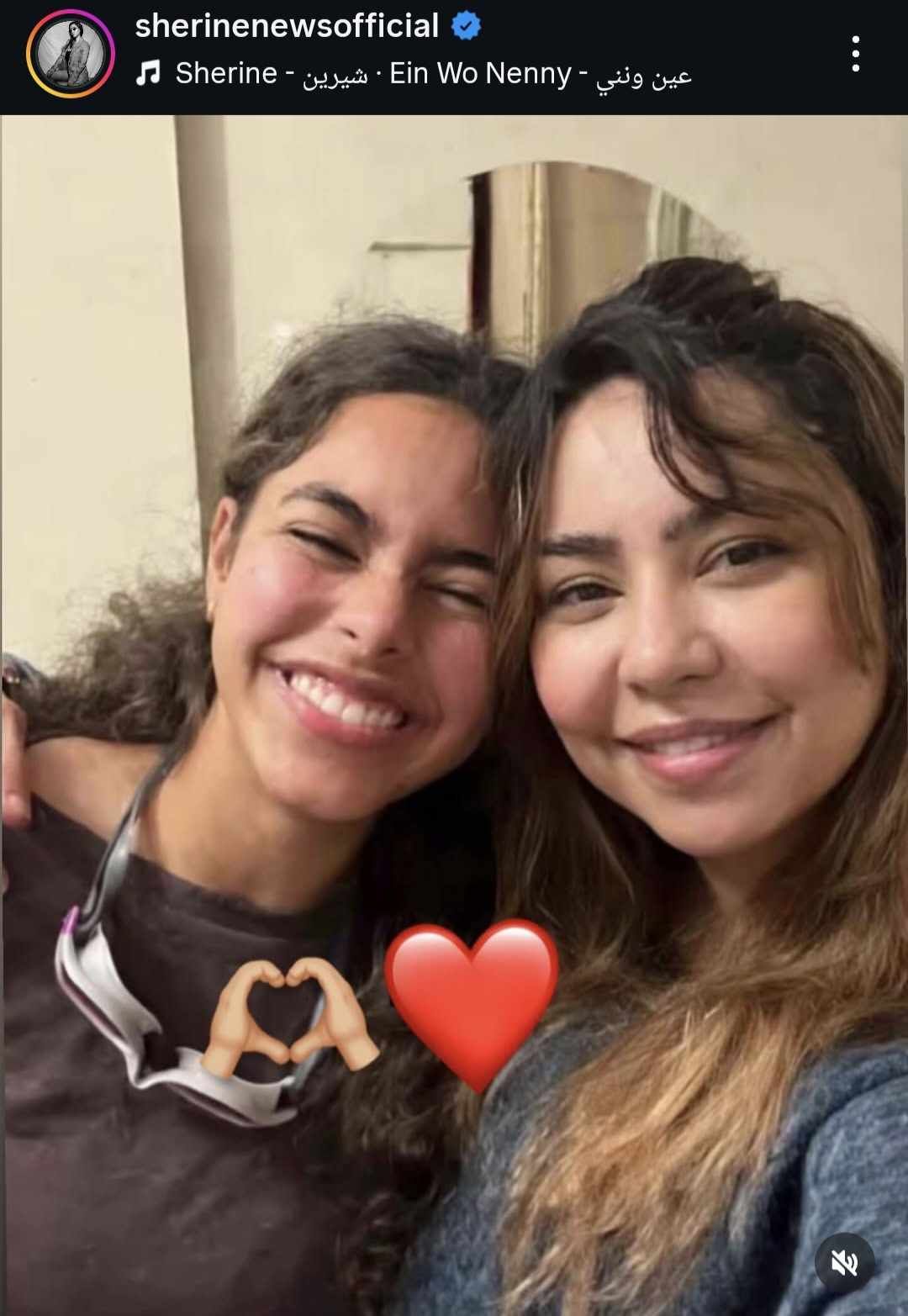 صورة متداولة لـ شيرين عبد الوهاب مع ابنتها مريم.. فما حقيقتها؟