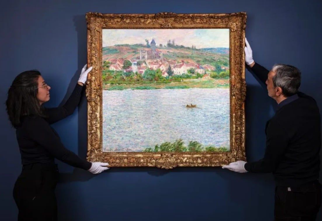 لوحة تأثير الصباح للفنان كلود مونيه لوحة تأثير الصباح للفنان كلود مونيه