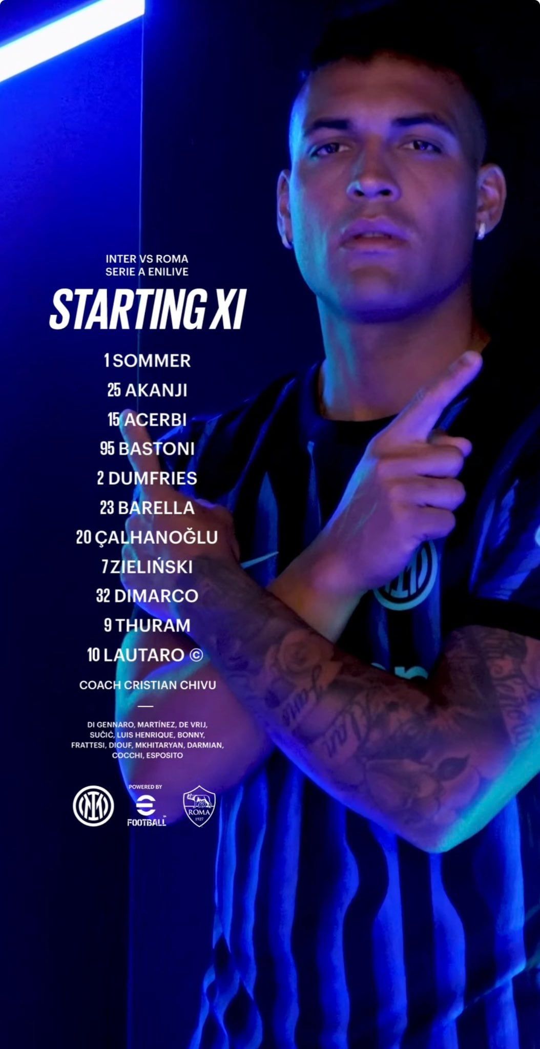 تشكيل الانتر تشكيل الانتر