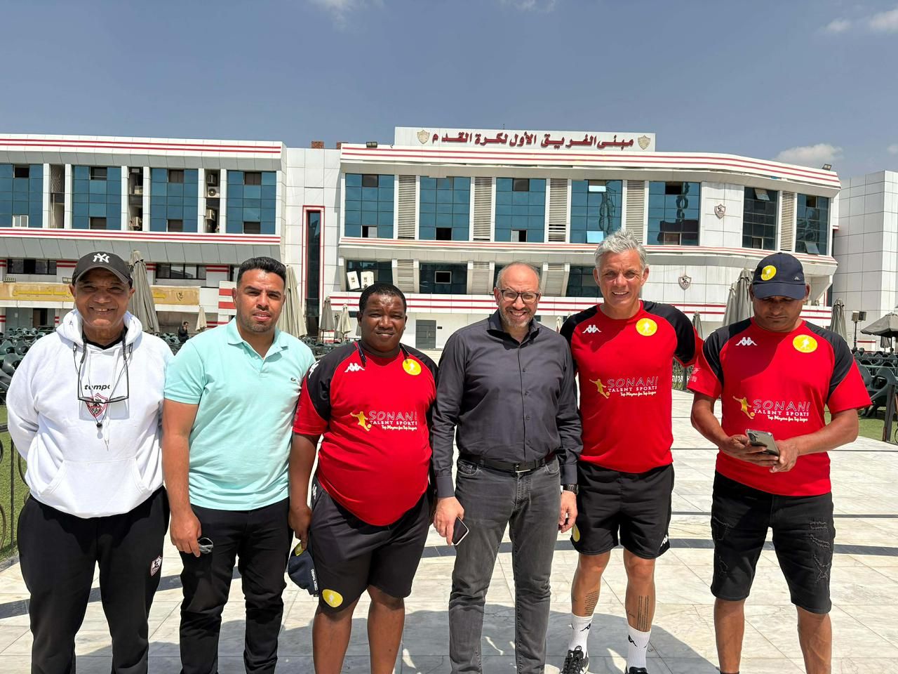 حازم امام والمندوه مع مارك فيش حازم امام والمندوه مع مارك فيش