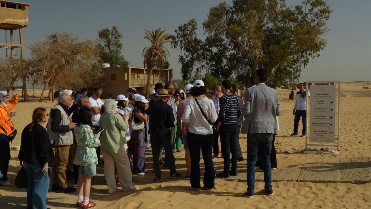 جولات ميدانية لفناني ملتقى جبل الطير