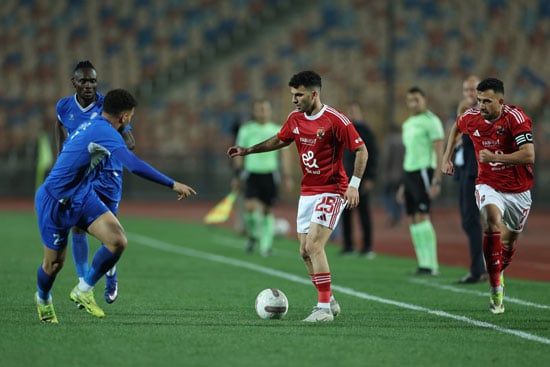 زيزو خلال المباراة زيزو خلال المباراة