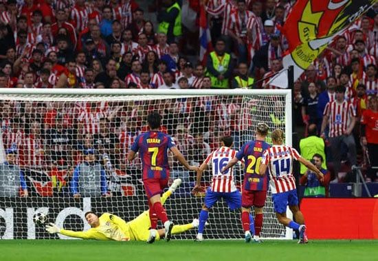 برشلونة وأتليتكو دورى أبطال أوروبا