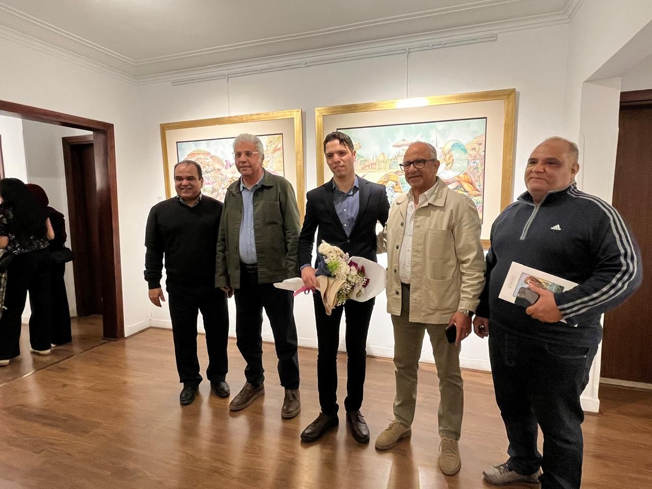 محمود حامد واحمد حاتم ومحمد عبدالباسط وعماد ابو زيد