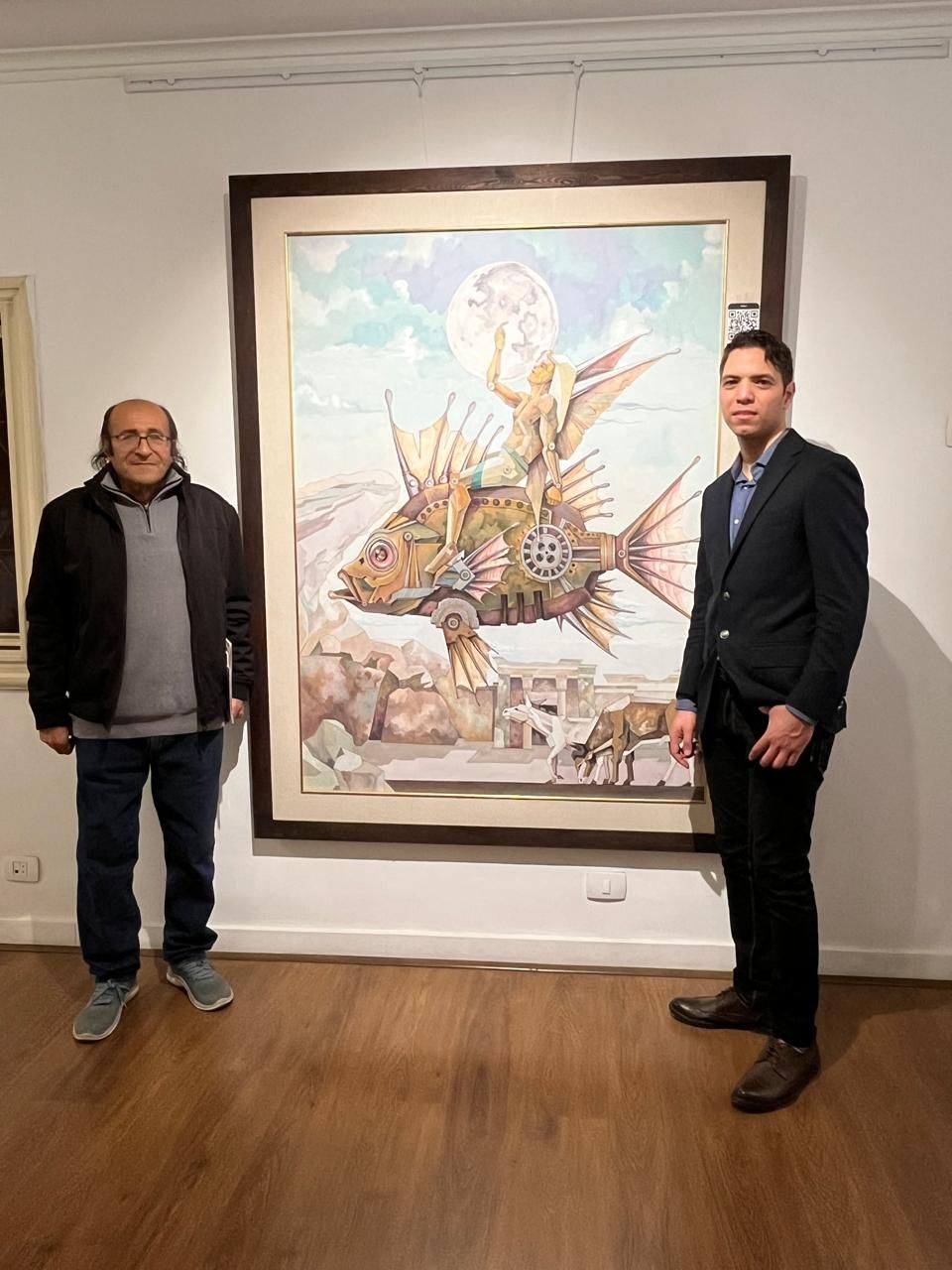 الفنان صلاح بيصار مع كريم رأفت