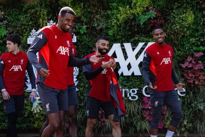 محمد صلاح في تدريبات ليفربول (2)