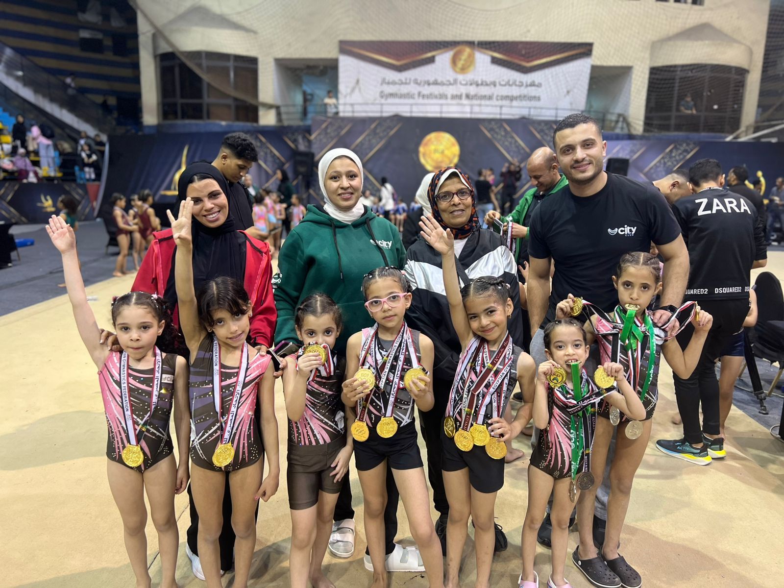 بنات الجمباز فى سيتى كلوب