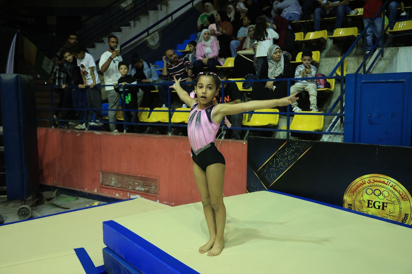 فيروز أحمد حسن تحصد ذهبية الجمهورية وكأس البطولة للجمياز للمرة الرابعة على التوالى