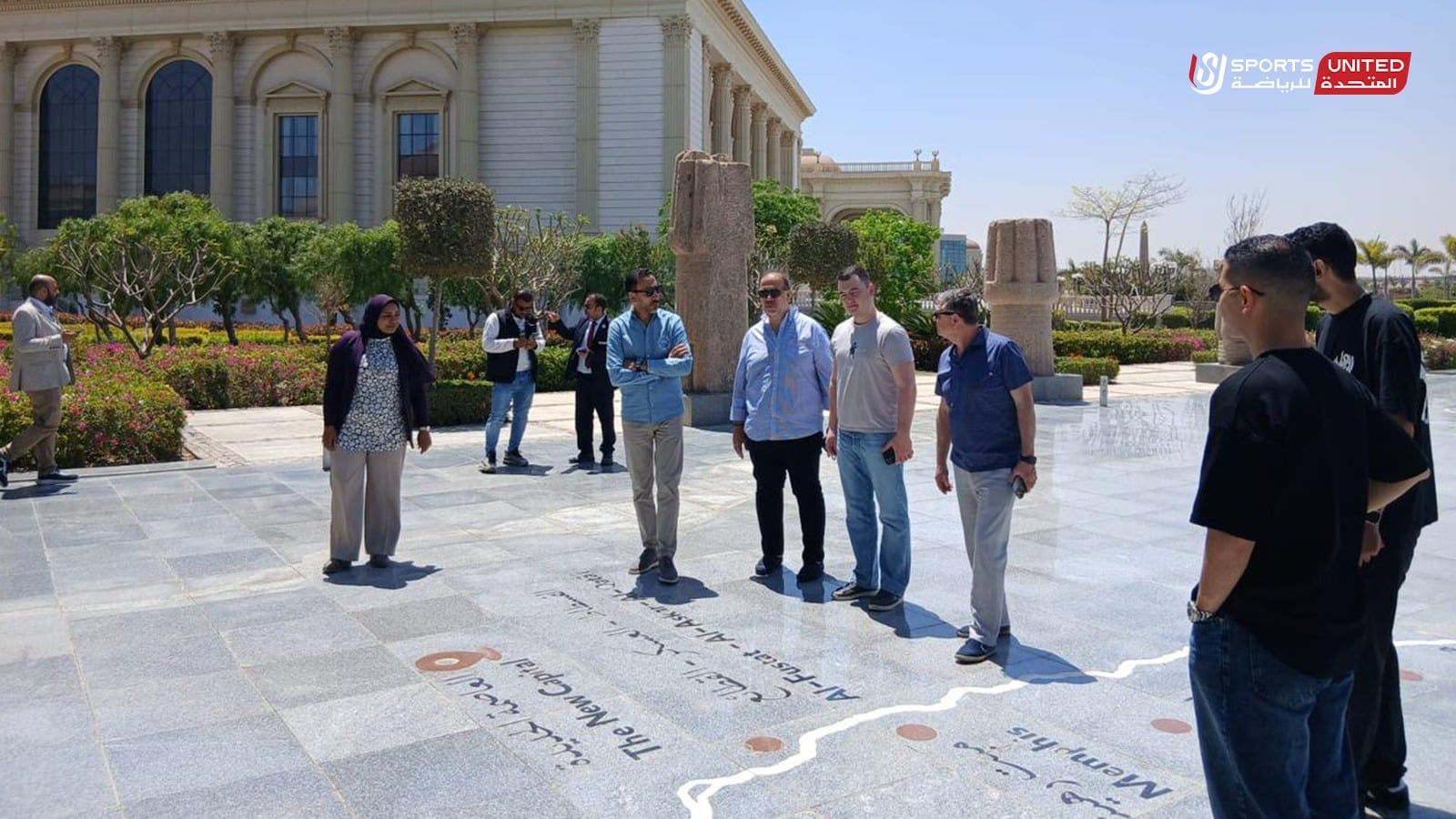 وفد روسي يتفقد ستاد العاصمة (3)