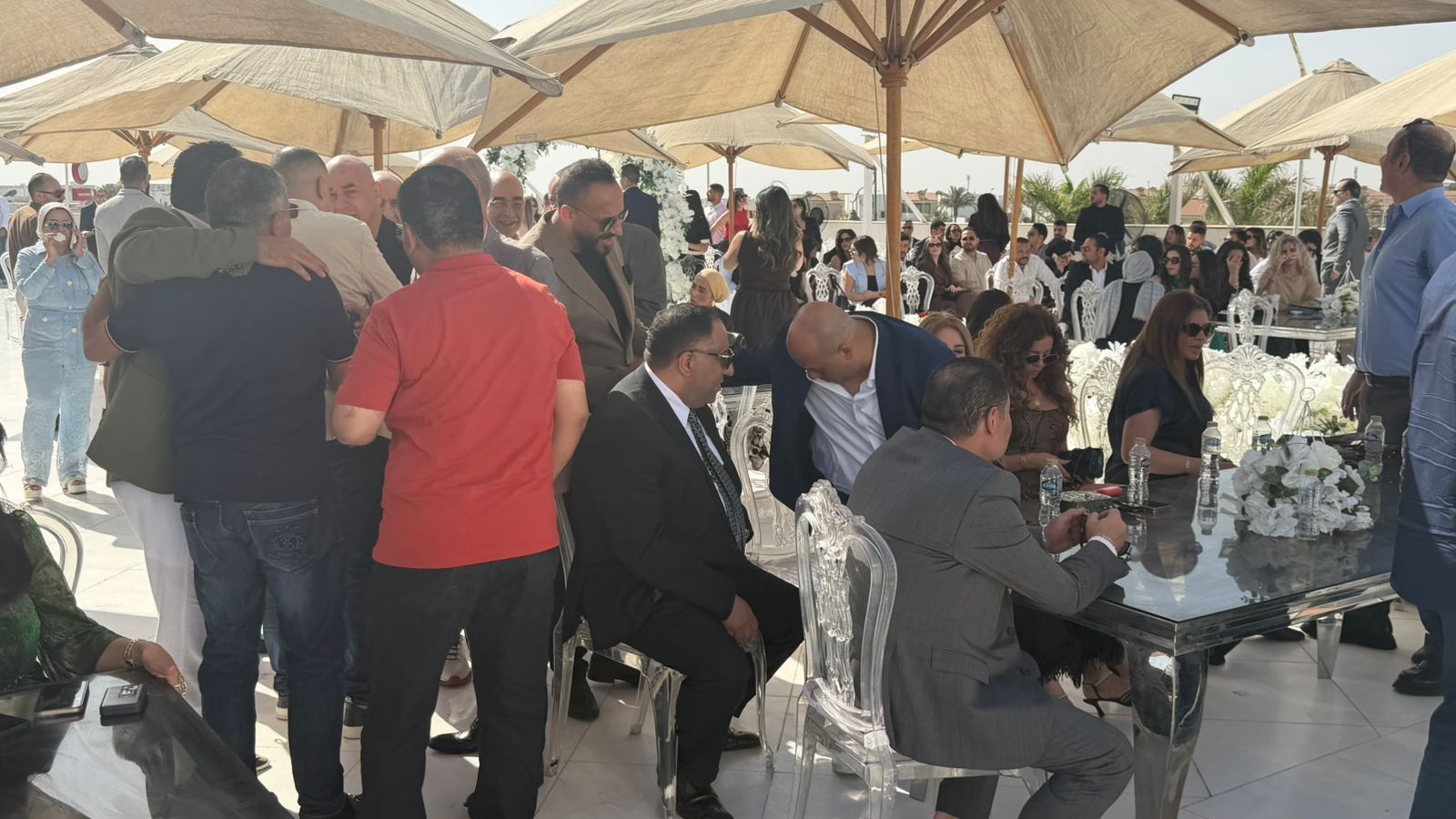 حفل عقد قران ابنة إبراهيم حسن