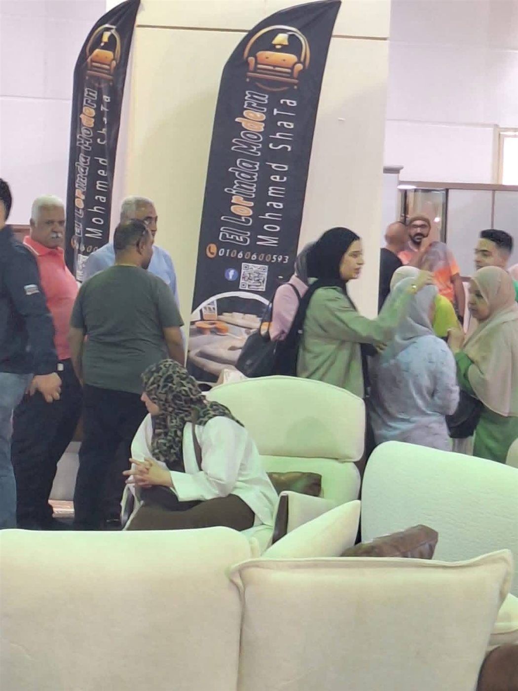 معرض دمياط للأثاث بأرض المعارض في مدينة نصر