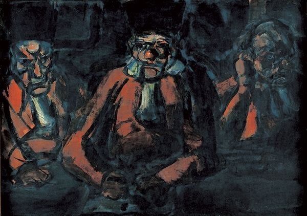 إحدى أعمال جورج رووه
