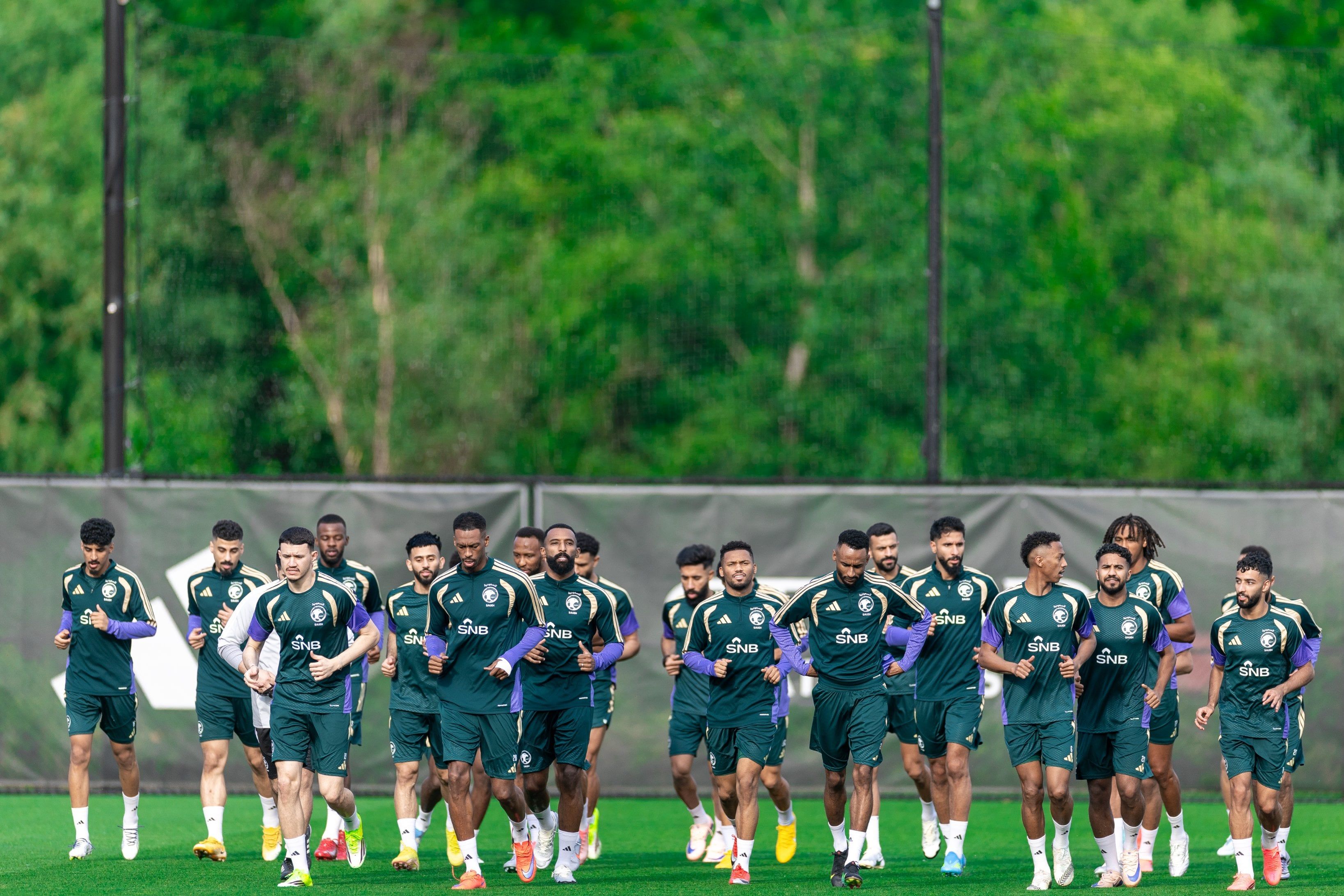 تدريبات منتخب السعودية