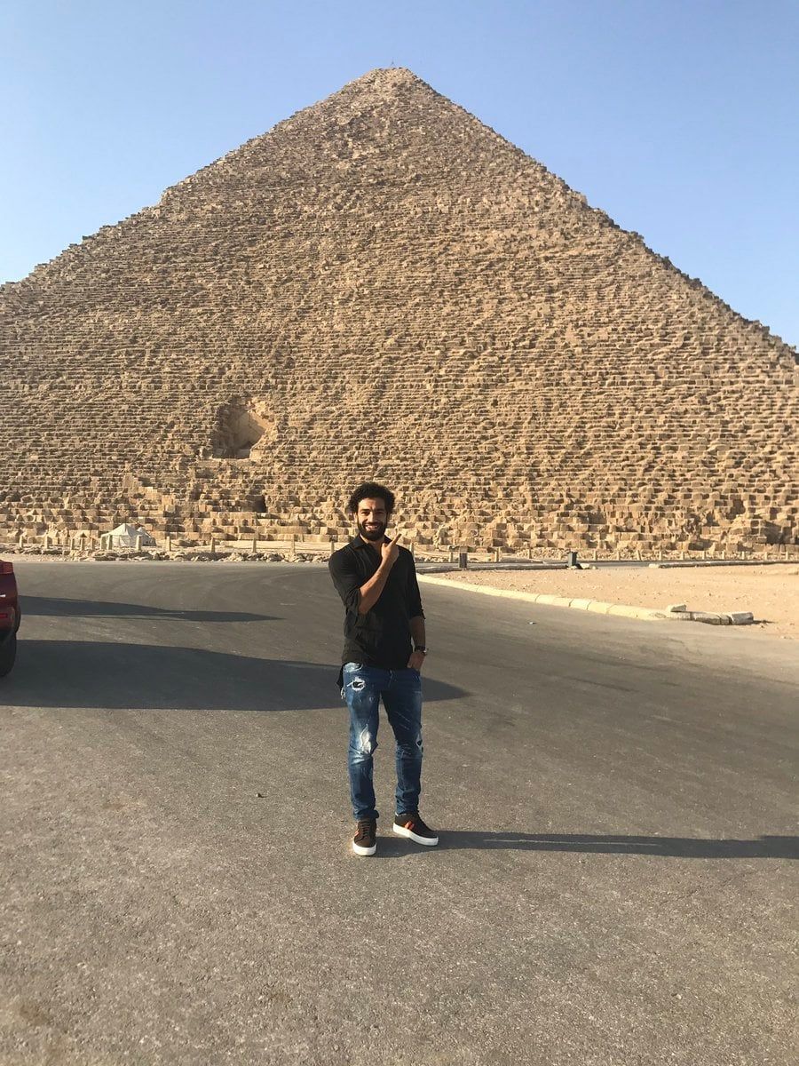 محمد صلاح في الأهرامات
