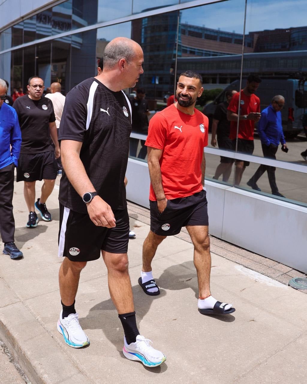 جولة سير للاعبي منتخب مصر (2)