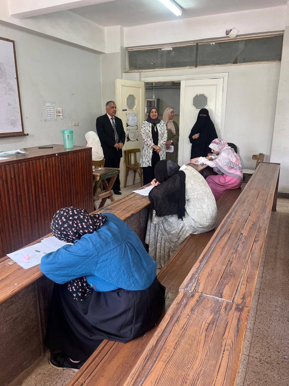 جانب من جولة نائب رئيس جامعة الأزهر 